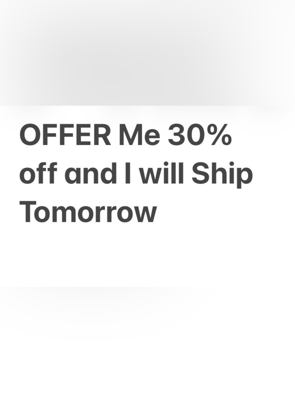 - Make your best Offer! I Consider All